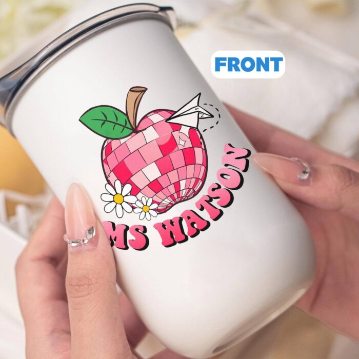 Teacher Era Tumbler 20oz – Funny Back to School Teacher Gift, Cute Teacher Quote Cup, Skinny Sublimation Wrap