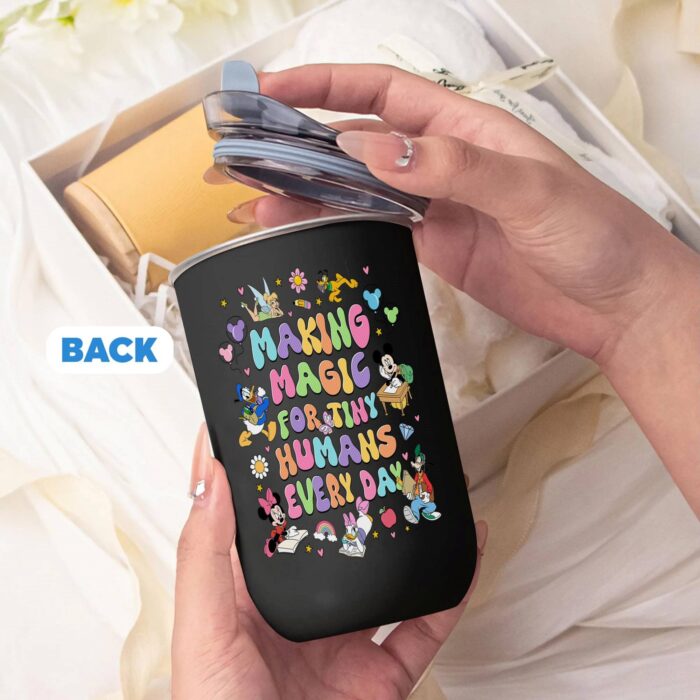 Teacher Tumbler 20oz – Back to School Teacher Gift, Cute Teacher Quote Cup, Skinny Sublimation Wrap